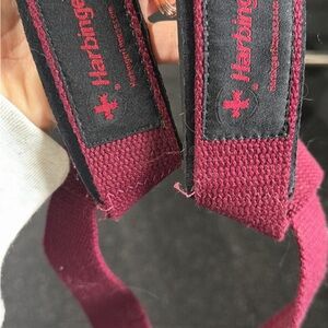 Harbinger Burgundy Workout Wrist/Weight Straps